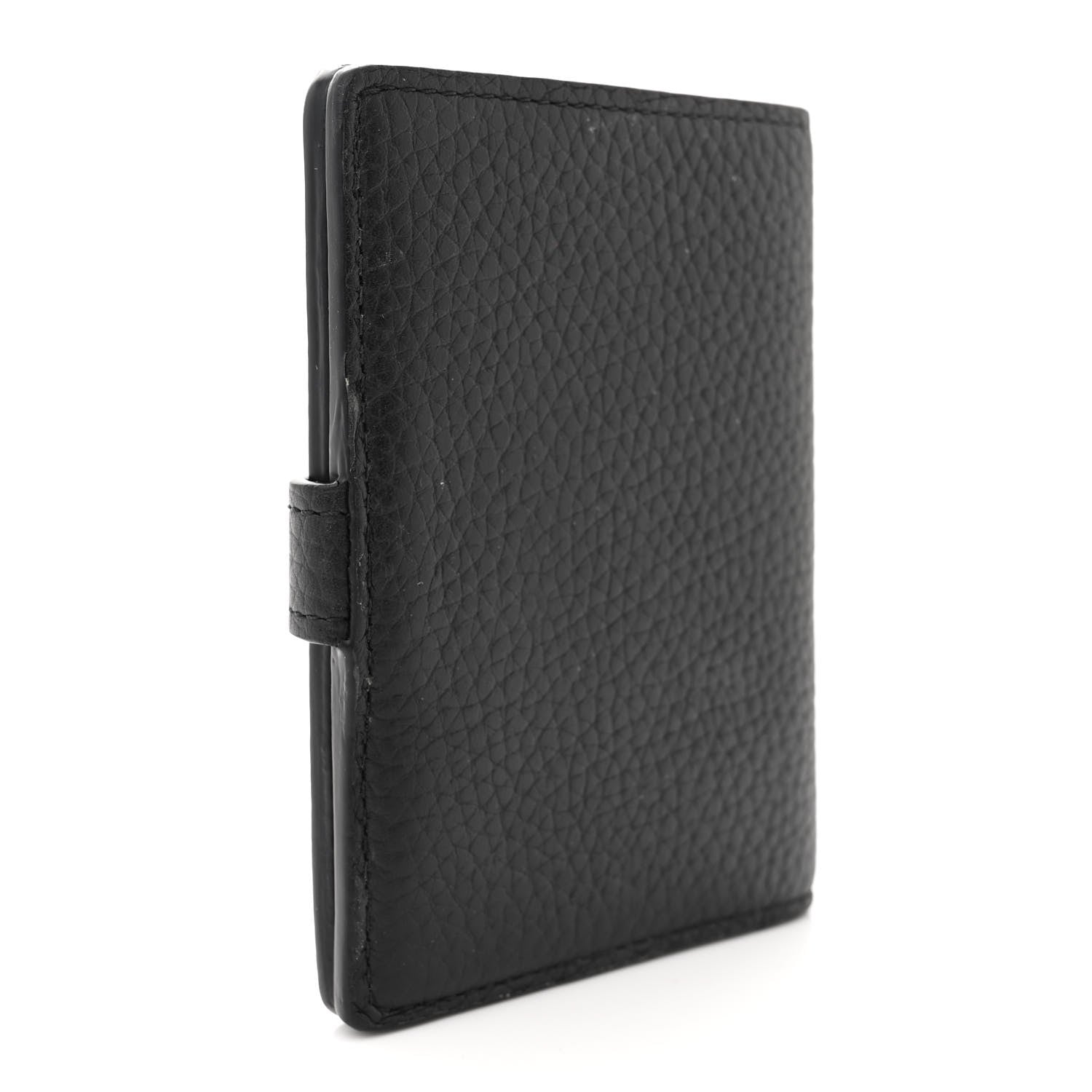 Louis Vuitton LOUIS VUITTON Taurillon Capucines Vertical Compact Wallet Black 3 of 8