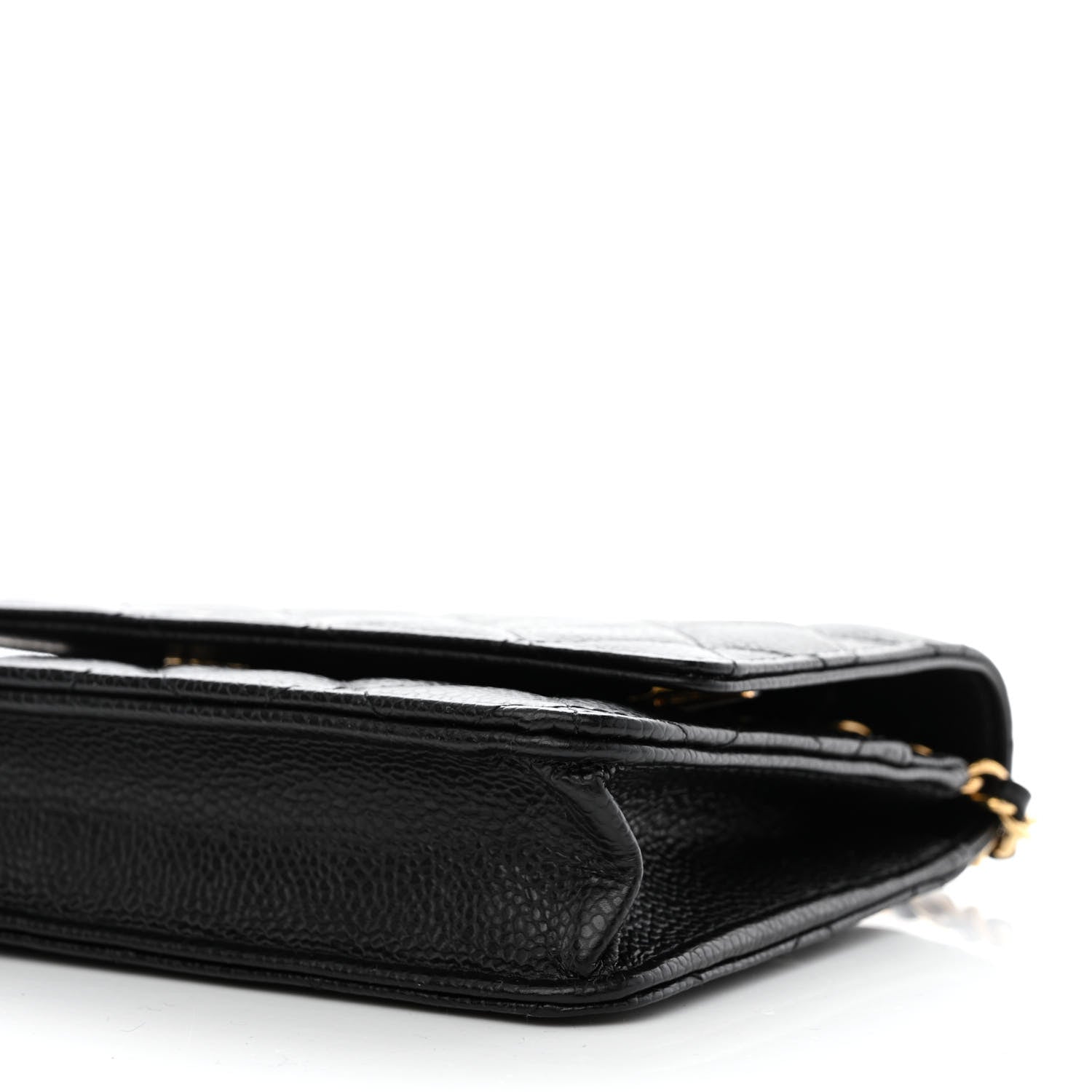 Chanel Caviar Quilted Wallet On Chain WOC Black 11 of 12