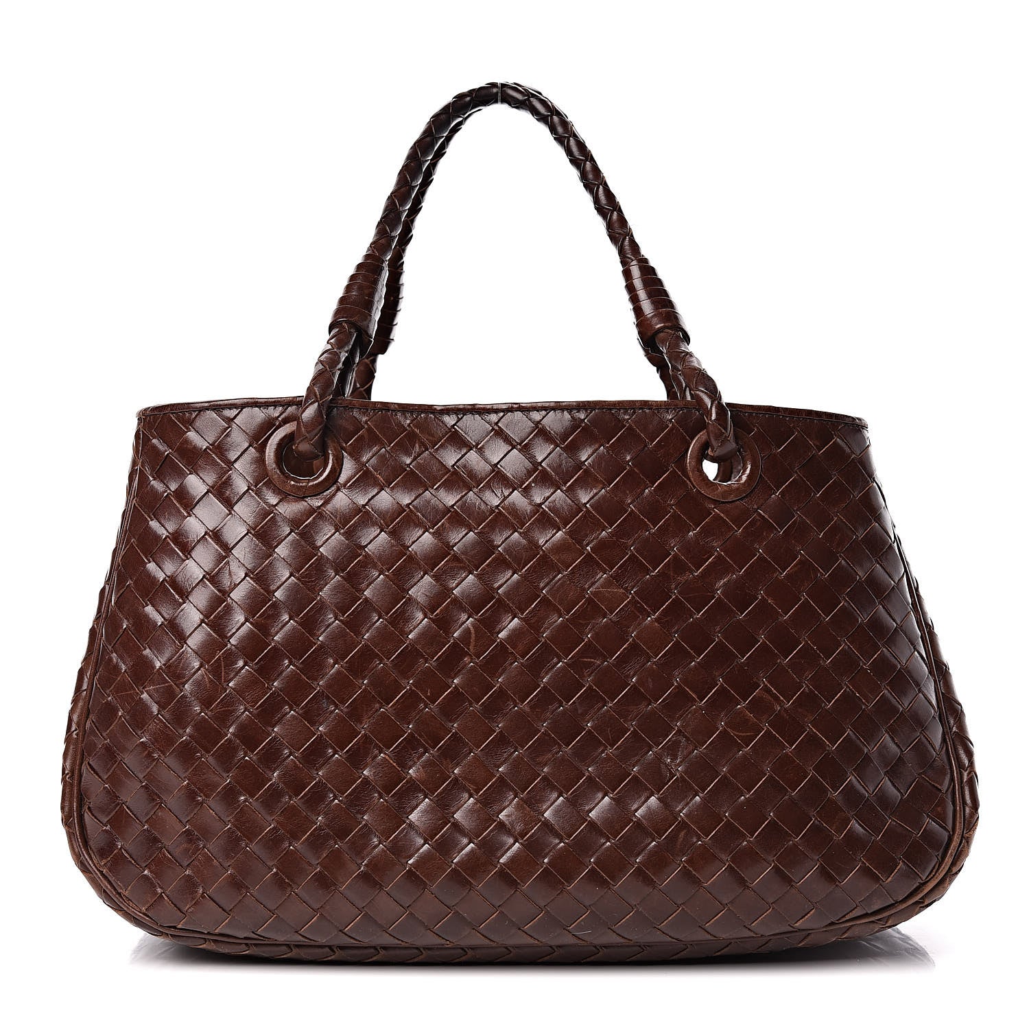 Bottega Veneta Nappa Intrecciato Woven Tote Ebano 1 of 24