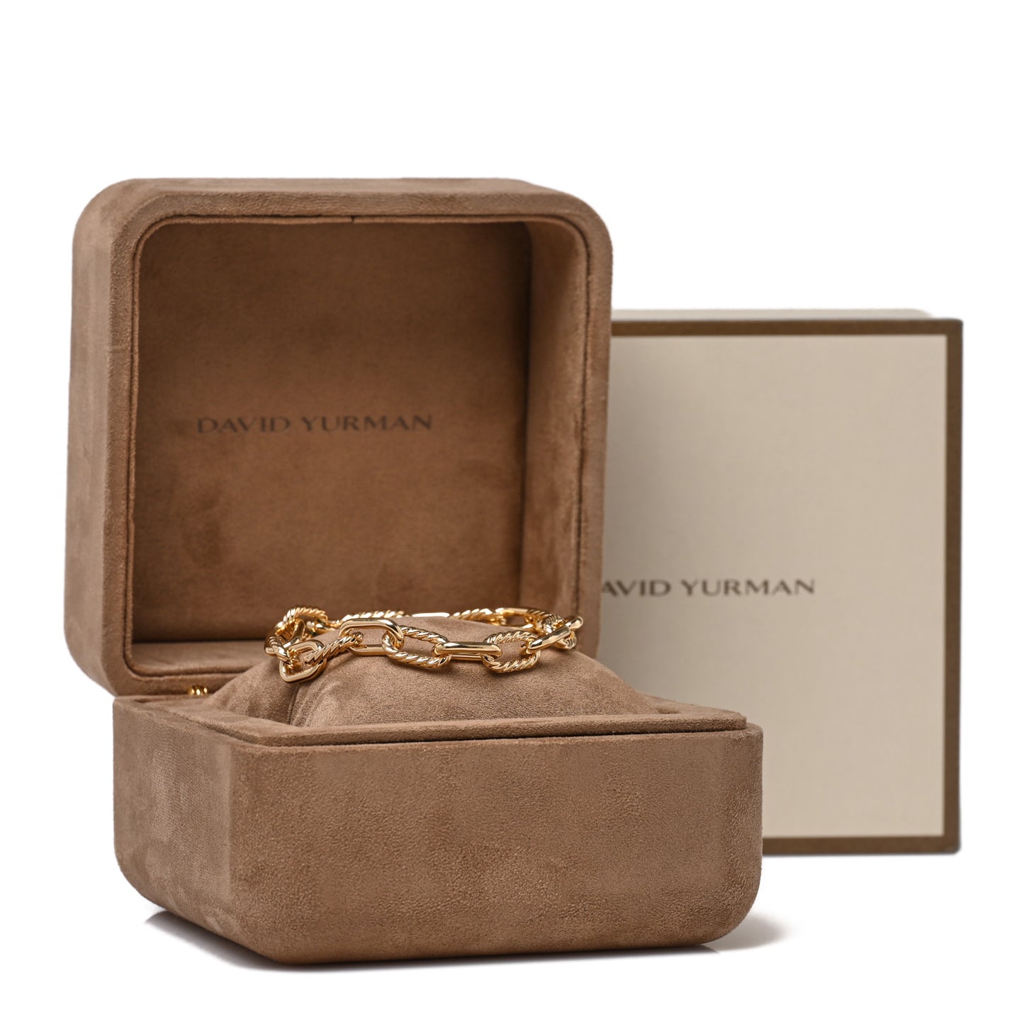 18K Yellow Gold 8.5mm Madison Classic Chain Bracelet
