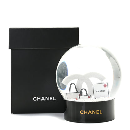 Chanel Glass CC Shopping Bag Snow Globe 6 of 6