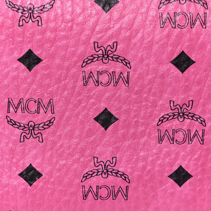 MCM Visetos Medium Reversible Liz Shopper Tote Pink 20 of 25