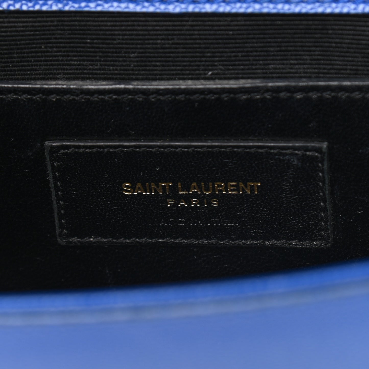 Grain De Poudre Small Classic Monogram Kate Satchel Royal Blue