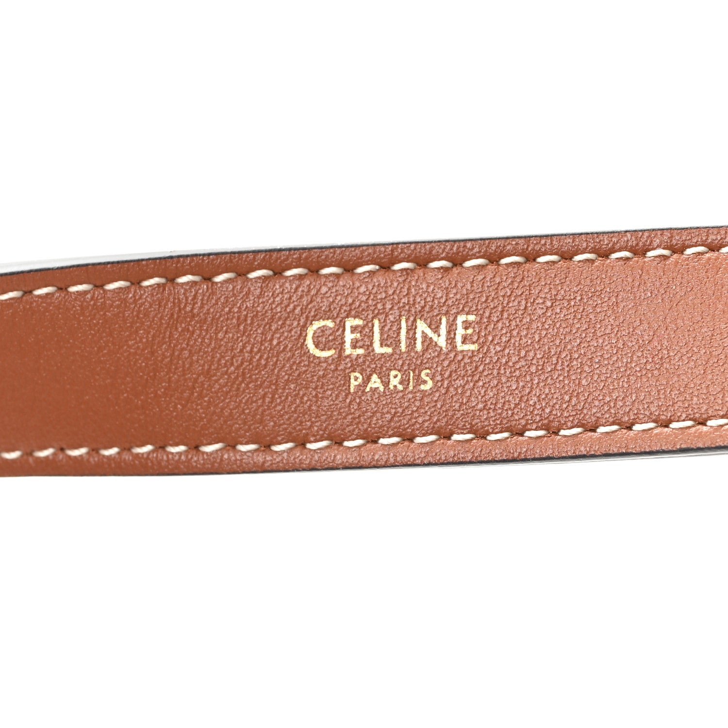 Celine Smooth Calfskin Medium Strap Ava Triomphe Shoulder Bag Tan 6 of 10