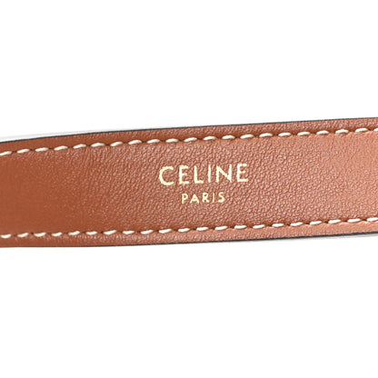 Celine Smooth Calfskin Medium Strap Ava Triomphe Shoulder Bag Tan 6 of 10