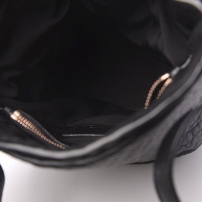 Alexander Wang Pebbled Lambskin Diego Bucket Black Rose Gold Hardware 6 of 12
