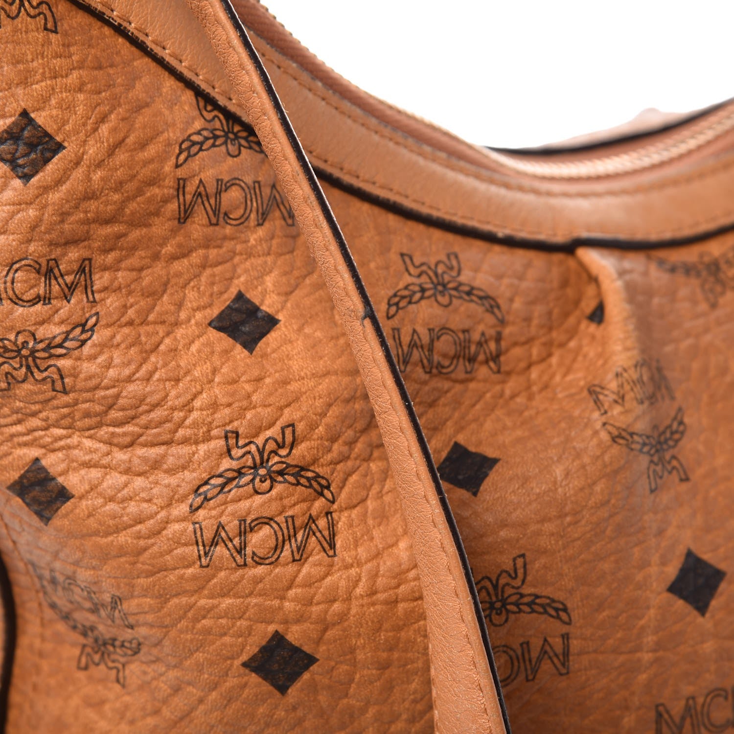 MCM Visetos Hobo Cognac 12 of 15