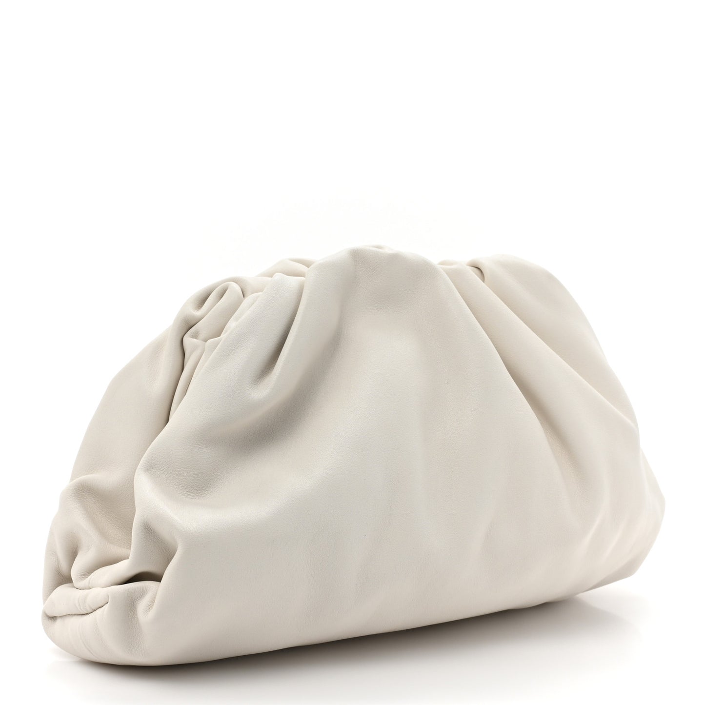 Smooth Butter Calf The Pouch Oversized Clutch Plaster