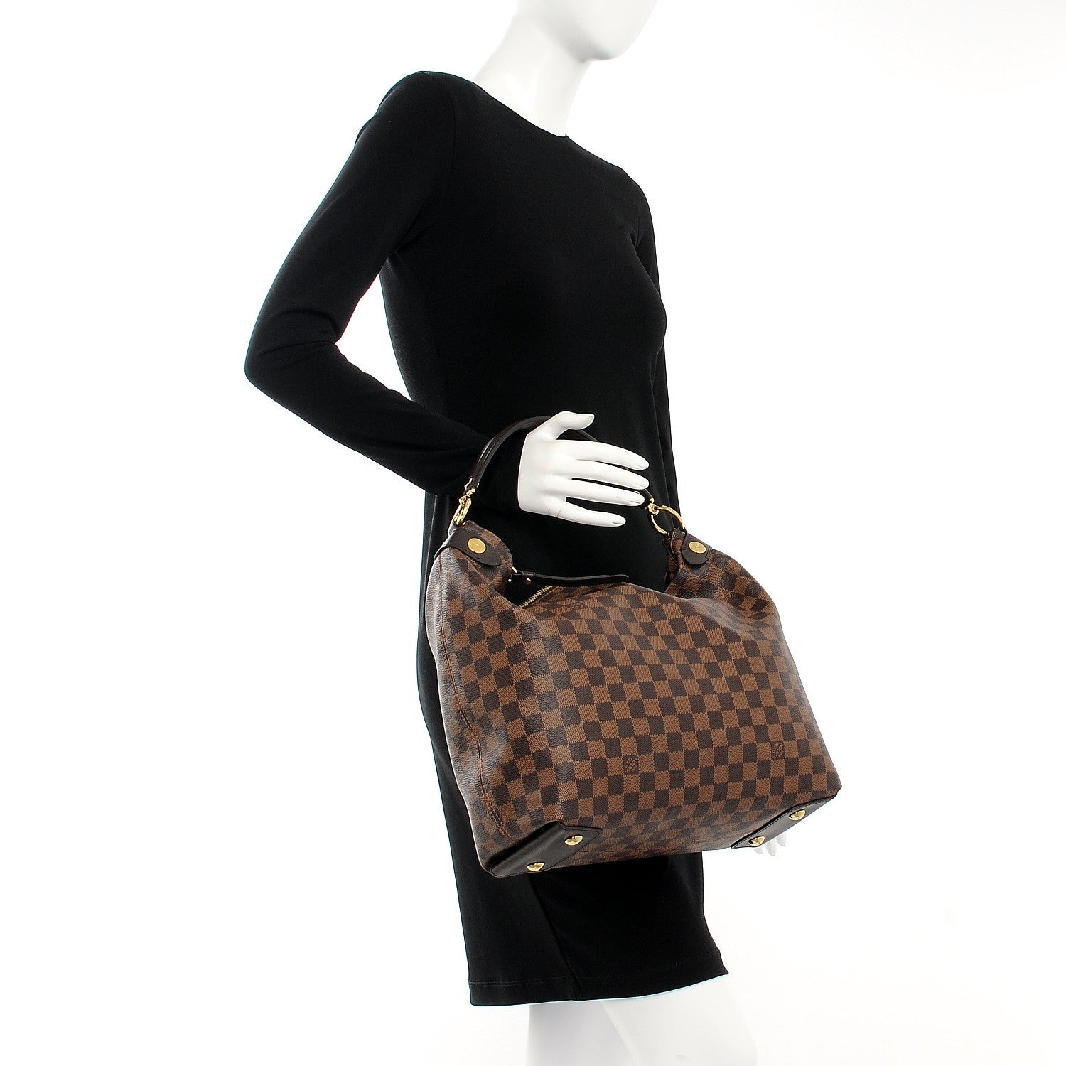 Louis Vuitton Damier Ebene Duomo Hobo 2 of 8