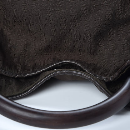 Christian Dior Monogram Ethnic Hobo Brown 10 of 20
