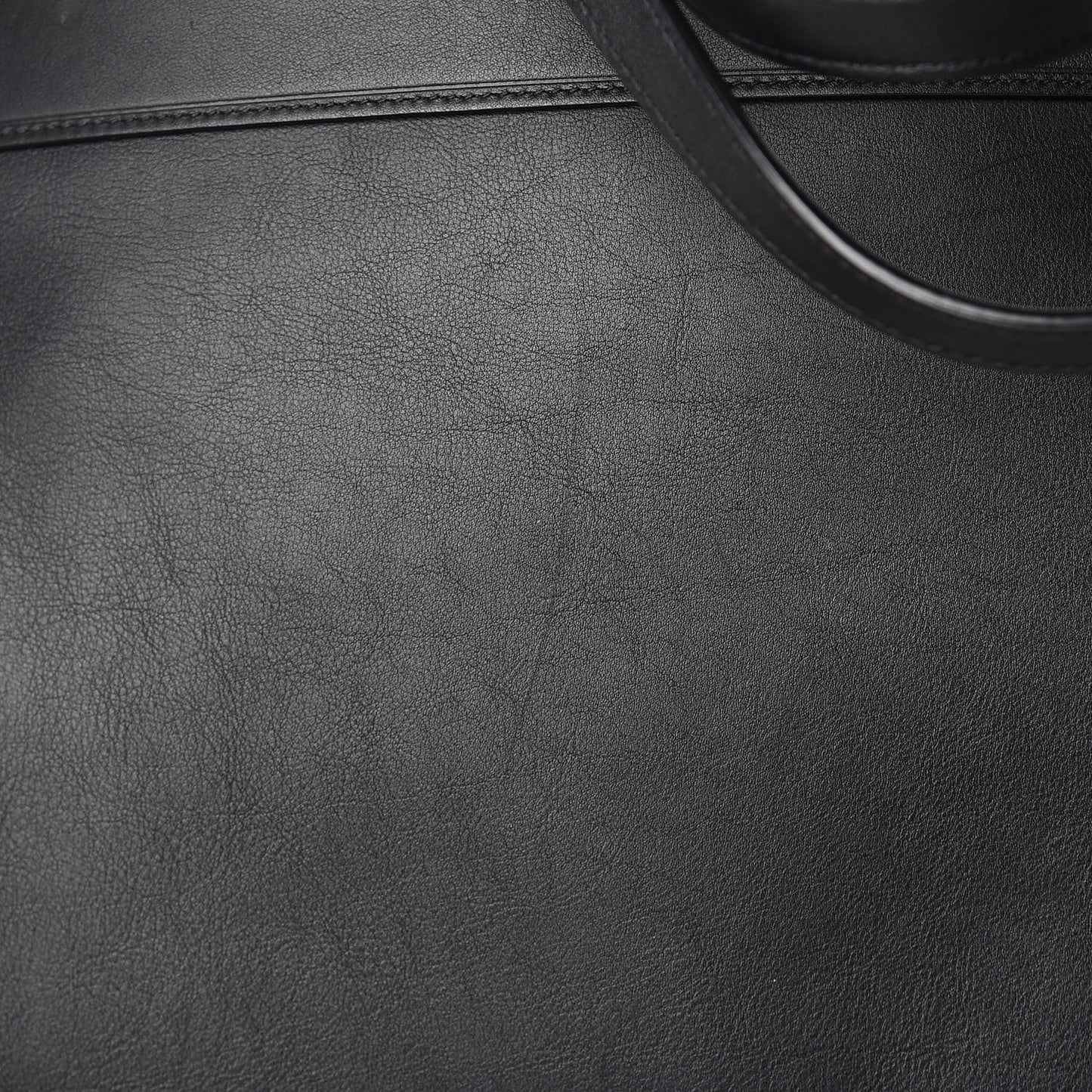 Calfskin Medium Manhattan Shopper Tote Black