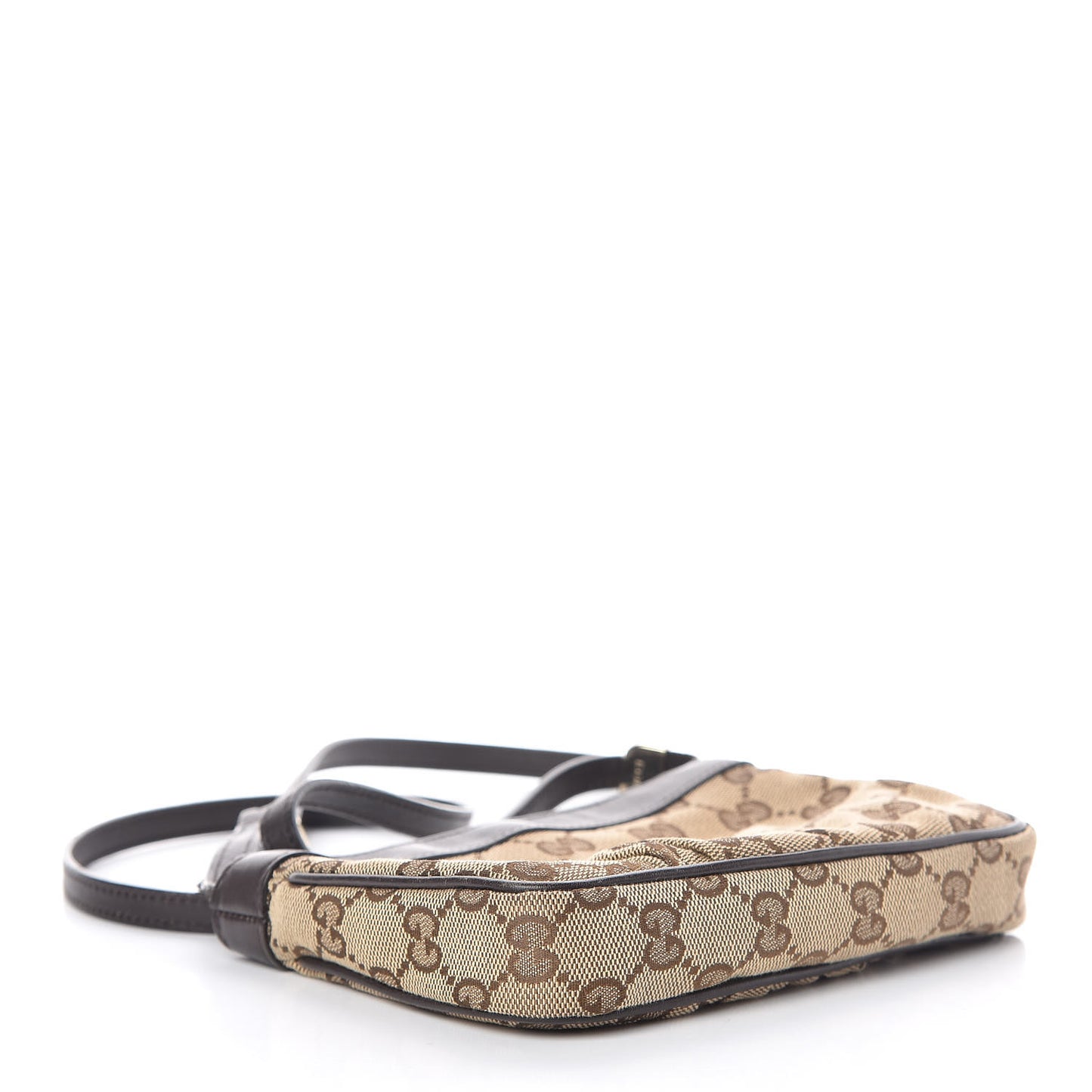 Monogram GG Heart Charm Crossbody Pochette Brown