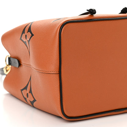 Louis Vuitton Empreinte Monogram Giant Crafty Neonoe MM Caramel Black 9 of 11