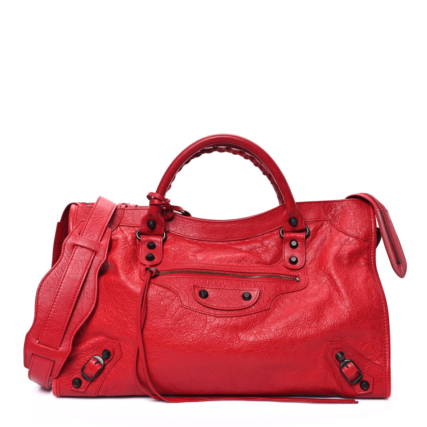 Balenciaga Agneau Classic Hardware City Rouge Coquelicot 1 of 10
