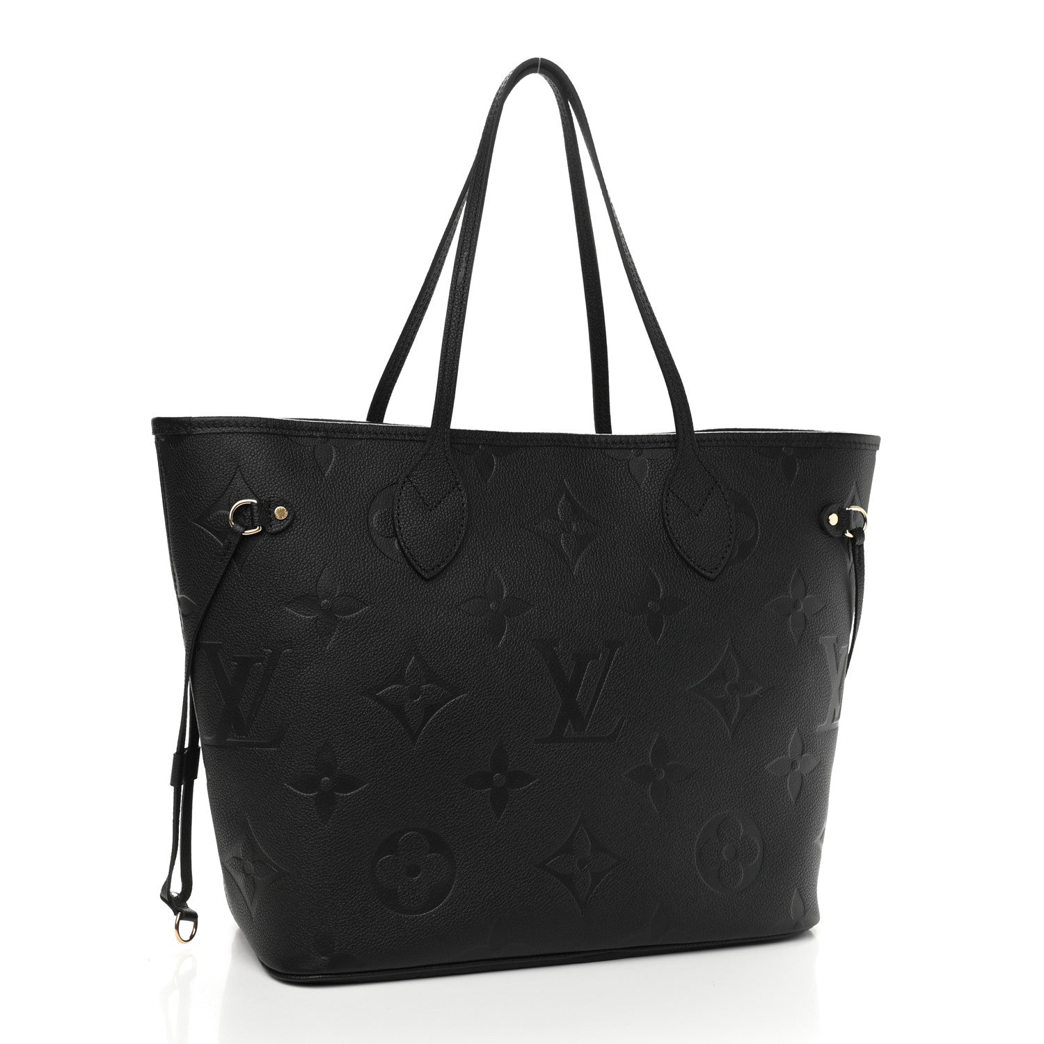 Louis Vuitton Empreinte Monogram Giant Neverfull MM Black 4 of 10