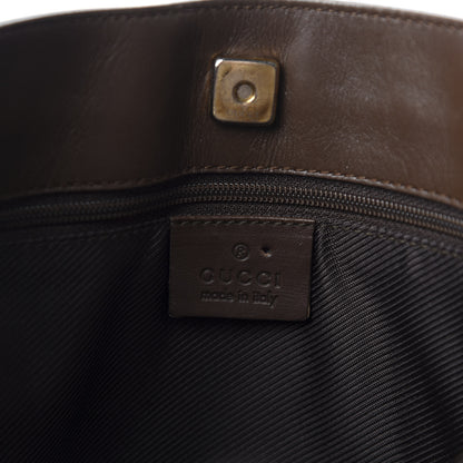 Gucci Monogram Hobo Dark Brown 9 of 13