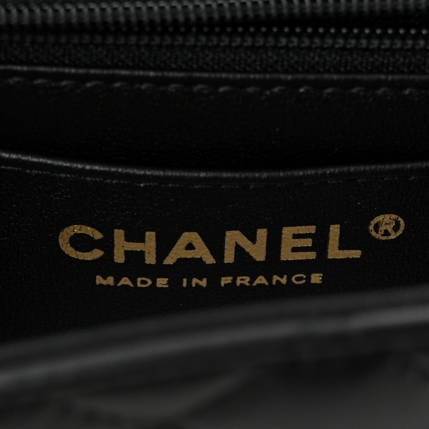 Lambskin Quilted Mini Top Handle Rectangular Flap Black