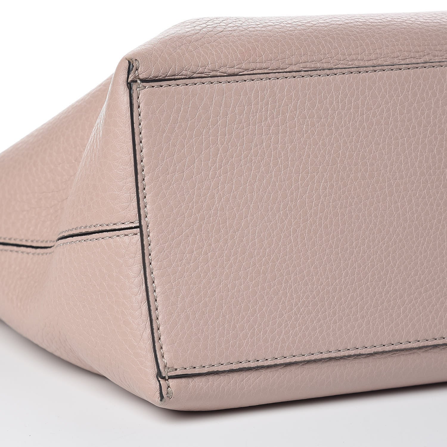Valentino Garavani Grained Calfskin Rockstud Shoulder Tote Poudre 8 of 9