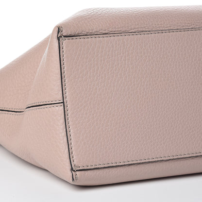Valentino Garavani Grained Calfskin Rockstud Shoulder Tote Poudre 8 of 9