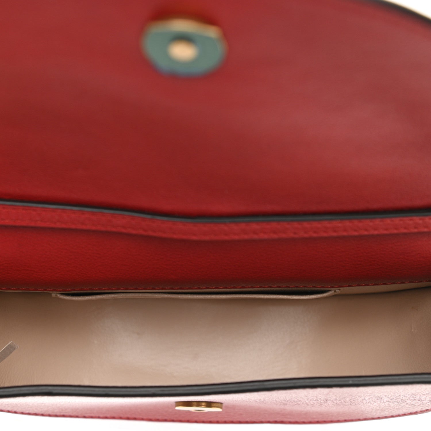 Chloe Calfskin Small Nile Bracelet Minaudiere Bag Dahlia Red 5 of 8