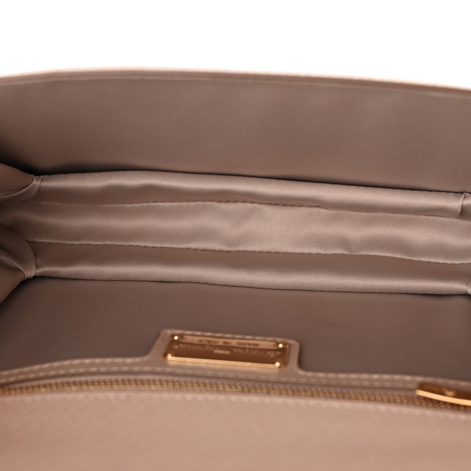 Salvatore Ferragamo Printed Calfskin Vara Bow Chain Flap Crossbody New Bisque 4 of 9