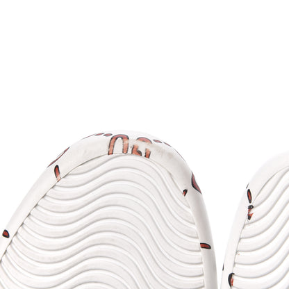 Gucci Calfskin GucciGhost Print Mens Ace Sneakers 7 White Hibiscus Red 8 of 11