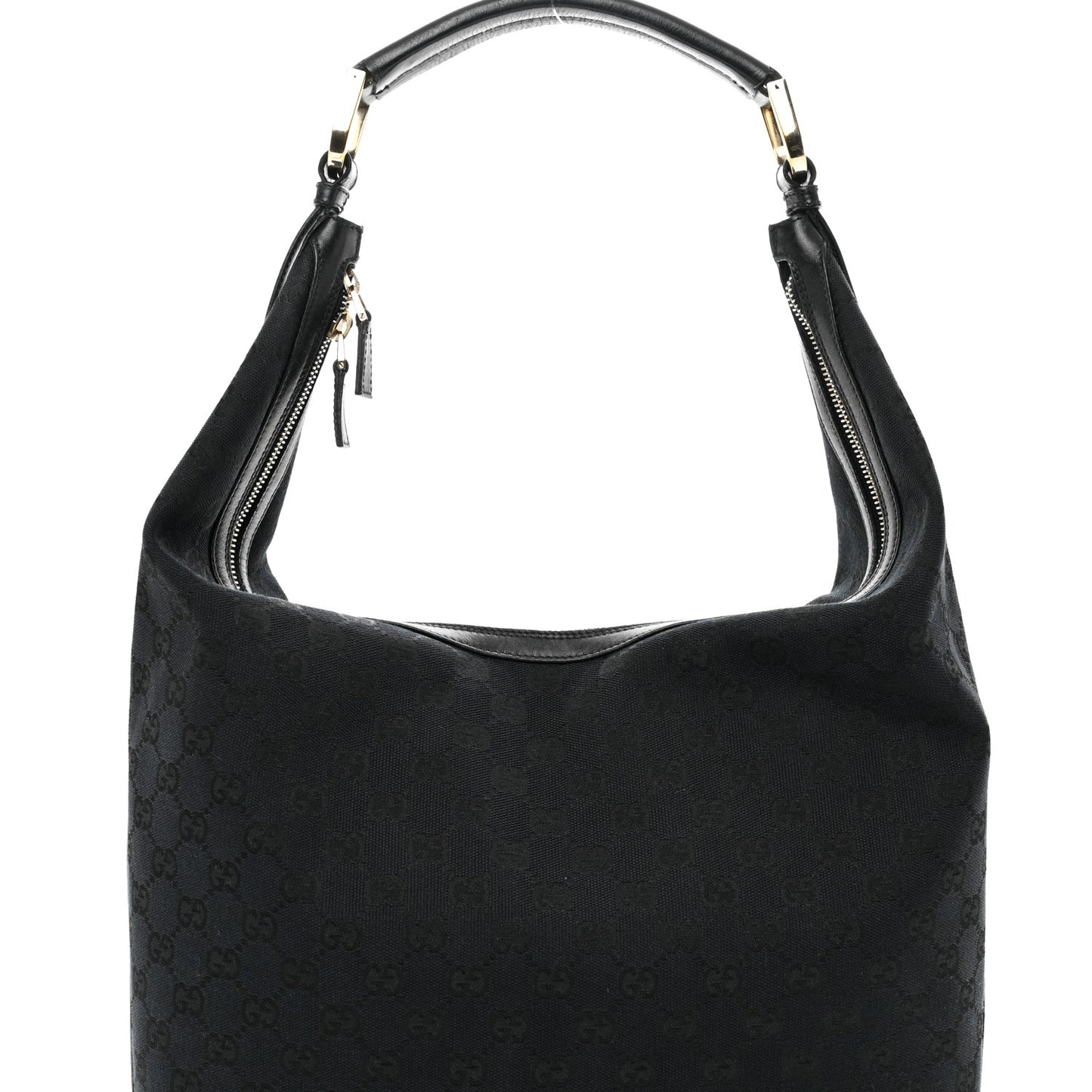 Monogram Hobo Black