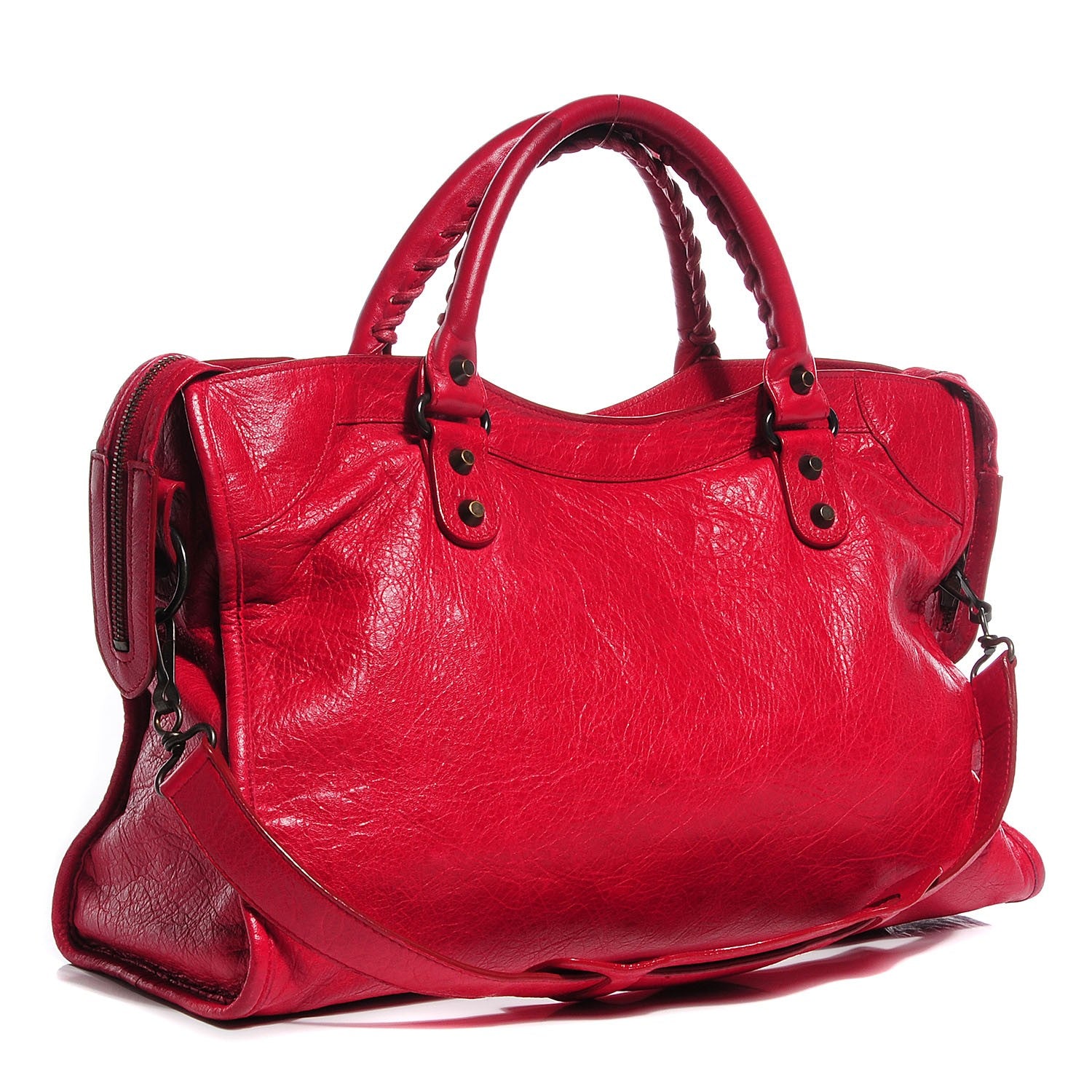 Balenciaga Agneau Classic Hardware City Rubisse 3 of 14
