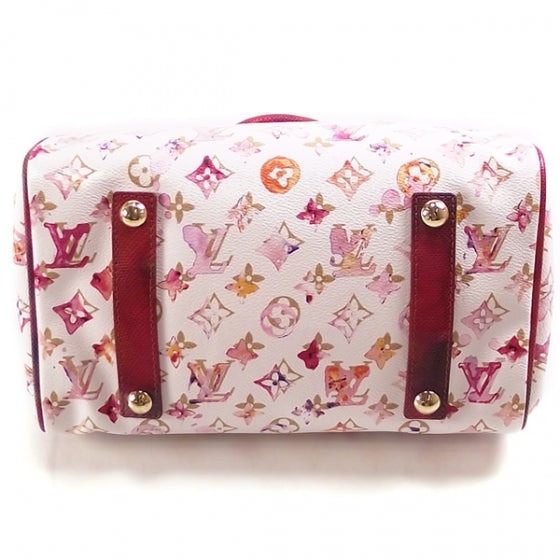 Louis Vuitton Watercolor Aquarelle Frame Speedy White 4 of 8