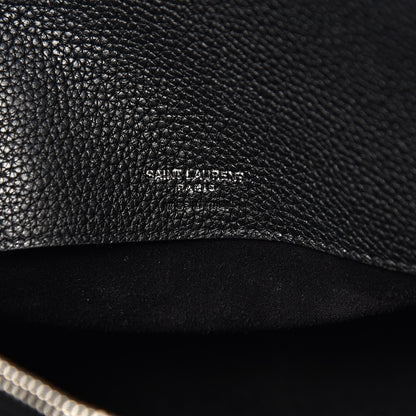 Saint Laurent Grained Calfskin Small Supple Sac De Jour Black 5 of 9