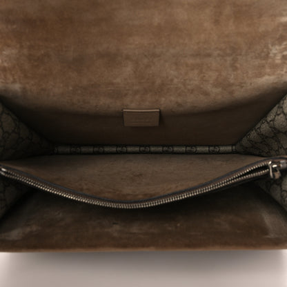 Gucci GG Supreme Monogram Embroidered Carnation Medium Dionysus Shoulder Bag Beige 6 of 11