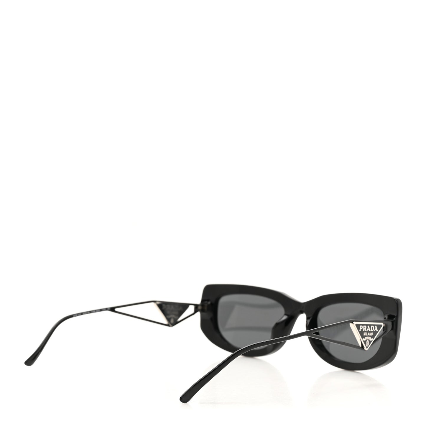 Acetate Sunglasses SPR 14Y Black Slate Gray