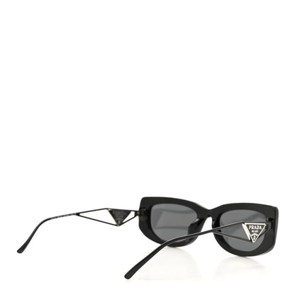 Prada Acetate Sunglasses SPR 14Y Black Slate Gray 4 of 8