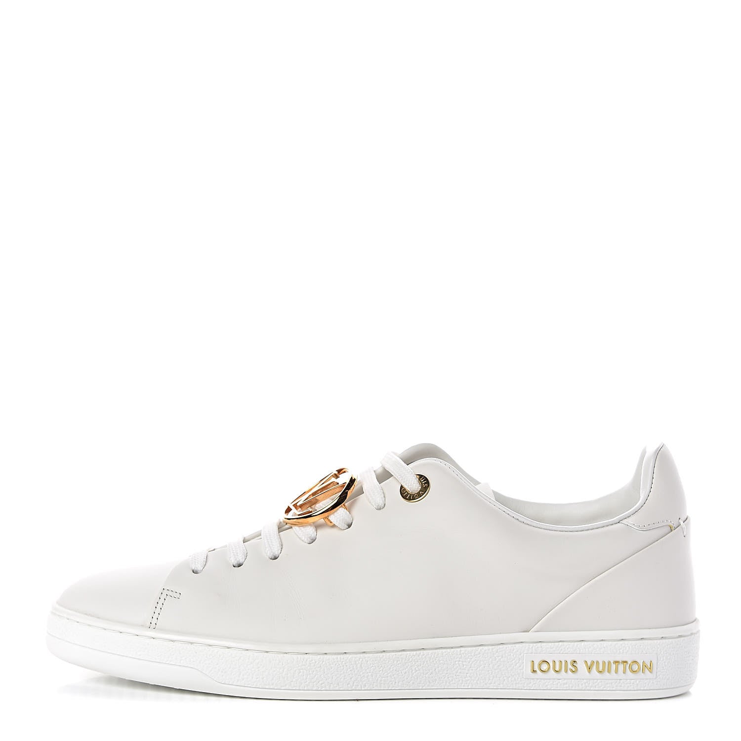 Louis Vuitton Calfskin Frontrow Sneakers 36.5 White 1 of 10