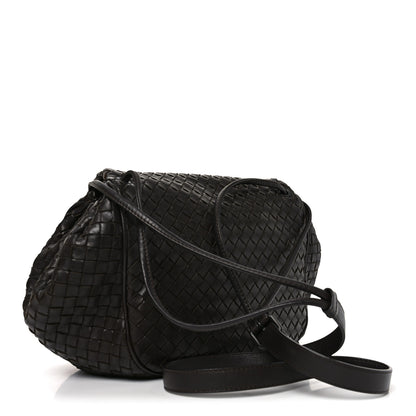 Bottega Veneta Nappa Intrecciato Messenger Bag Ebano 3 of 11