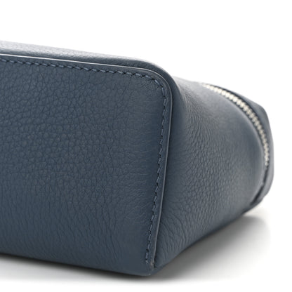Loro Piana Grained Calfskin L19 Extra Pocket Pouch Cloud Sky 9 of 9