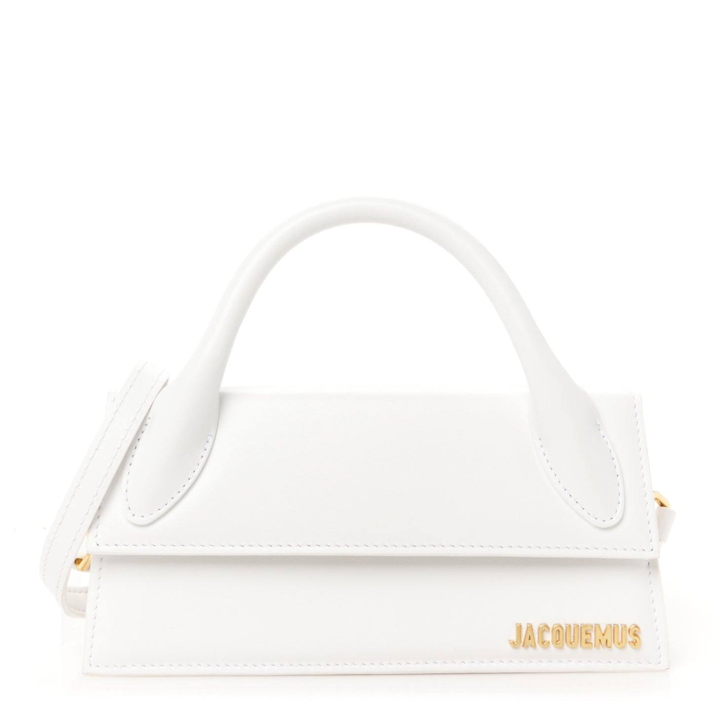Smooth Calfskin Le Chiquito Long White