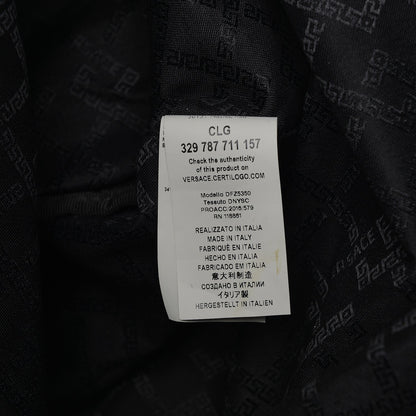 Versace Nylon Palazzo Medusa Belt Print Backpack Blue 7 of 10