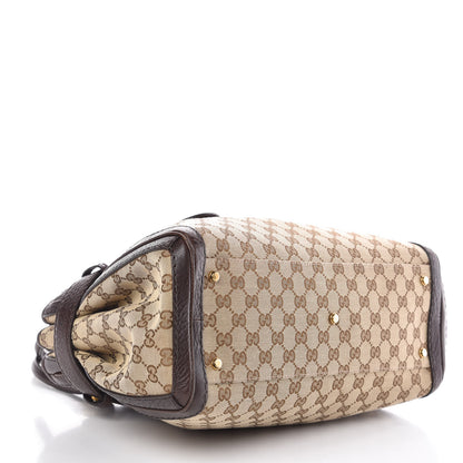 Gucci Monogram Medium GG Running Tote Dark Brown 4 of 16