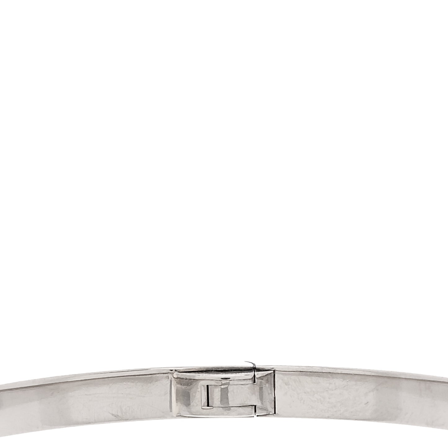 18K White Gold Small LOVE Bracelet 17