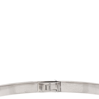Cartier 18K White Gold Small LOVE Bracelet 17 6 of 9
