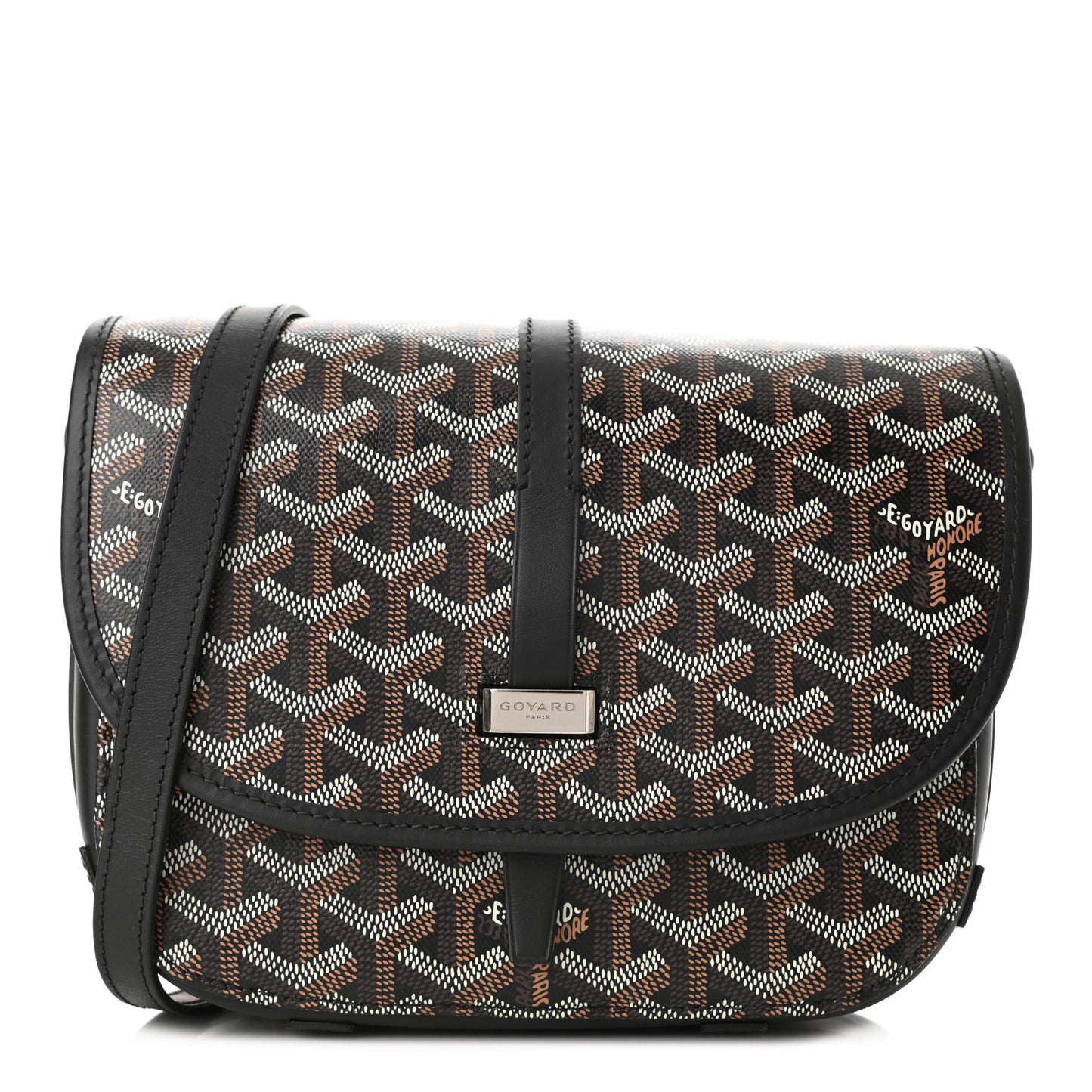 Goyardine Belvedere II PM Messenger Bag Black