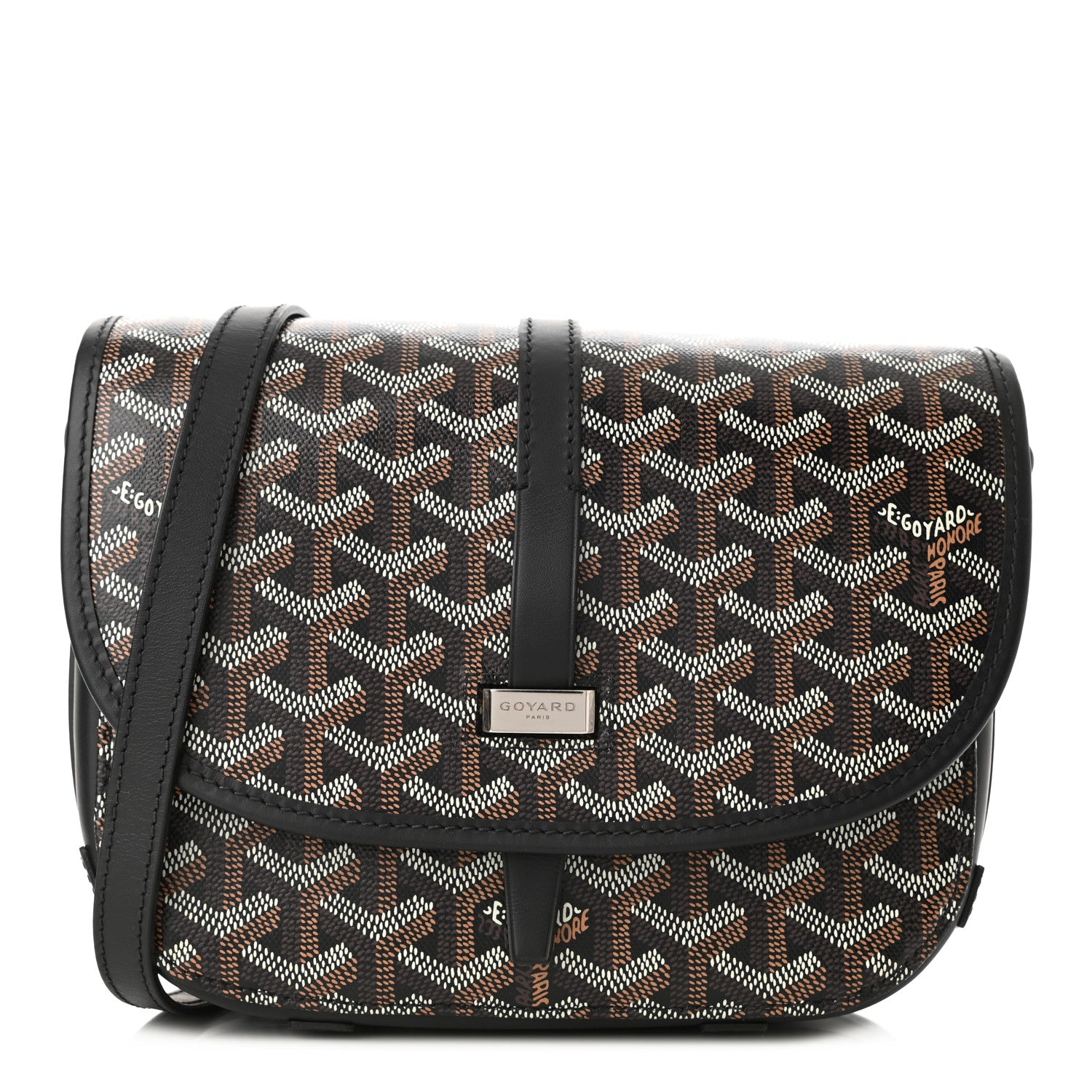 Goyard Goyardine Belvedere II PM Messenger Bag Black 1 of 9