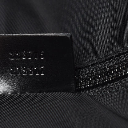 Gucci Coated Canvas Interlocking G Travel Backpack Black 7 of 12