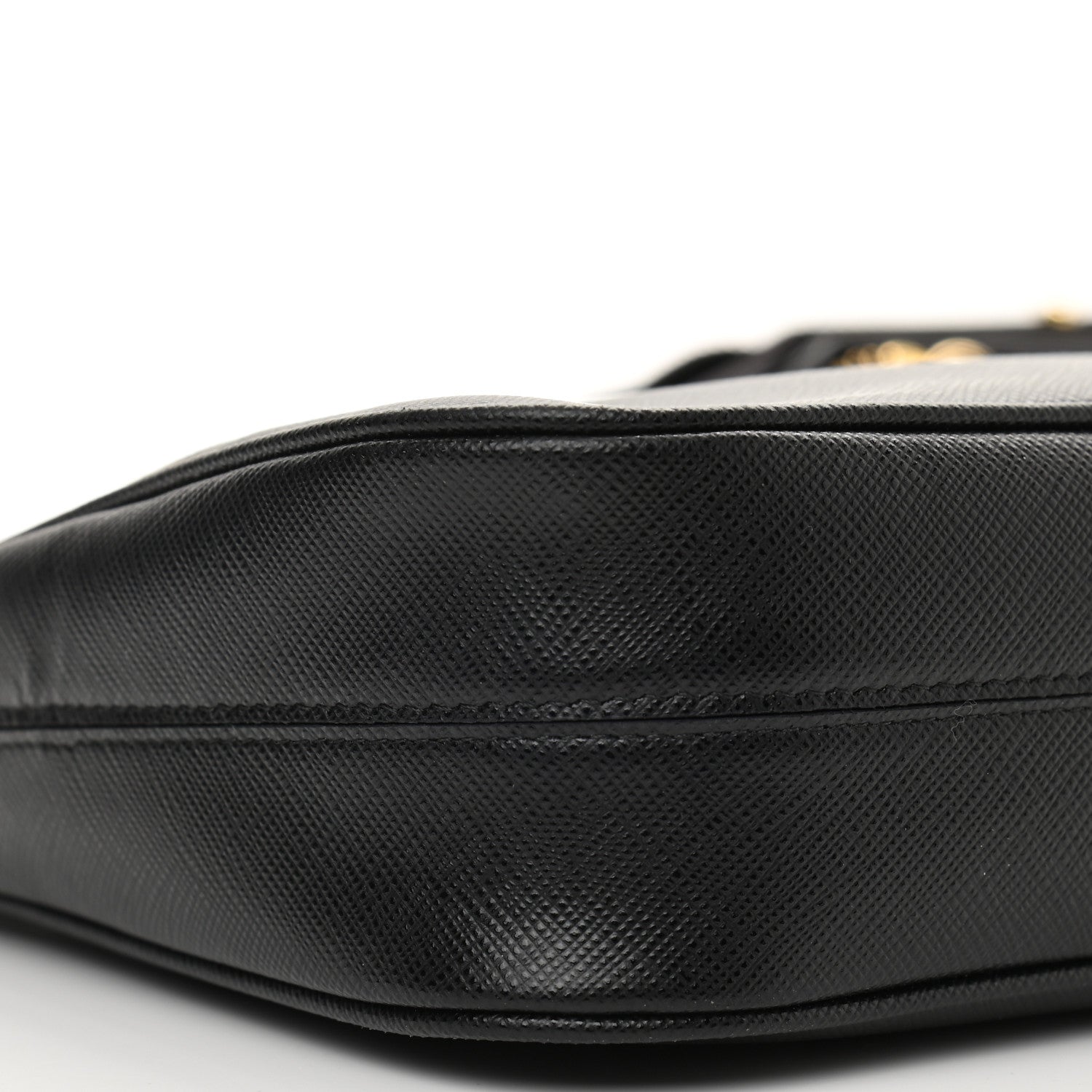 Prada Saffiano Lux Re-Edition 2005 Shoulder Bag Black 10 of 12