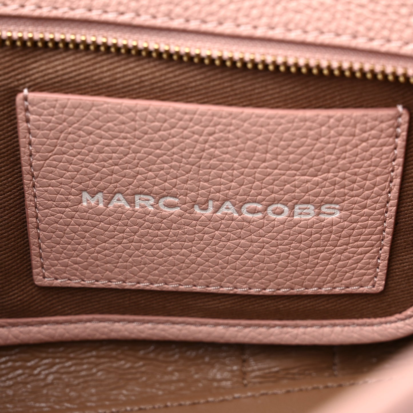 Grained Calfskin Small The Tote Bag Rose Dust