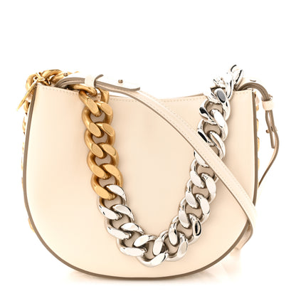 Stella McCartney Eco Alter Nappa Small Frayme Shoulder Bag White 1 of 10