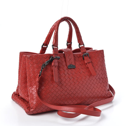 Bottega Veneta Light Calf Intrecciato Small Roma Fraise 2 of 8