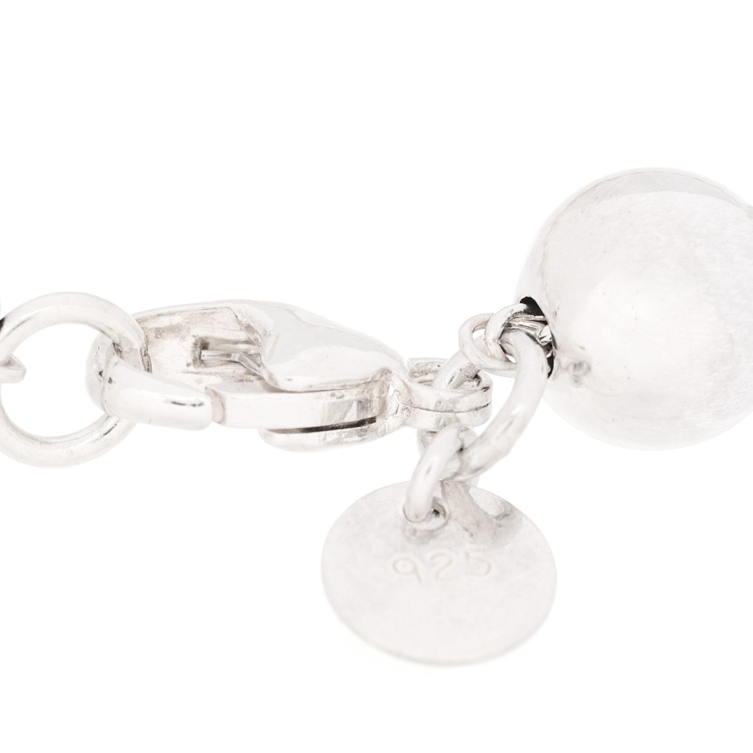 Tiffany Sterling Silver 8mm Hardwear Ball Bracelet 5 of 5