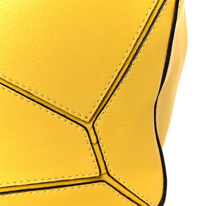 Loewe Calfskin Medium Puzzle Bag Yellow 9 of 11